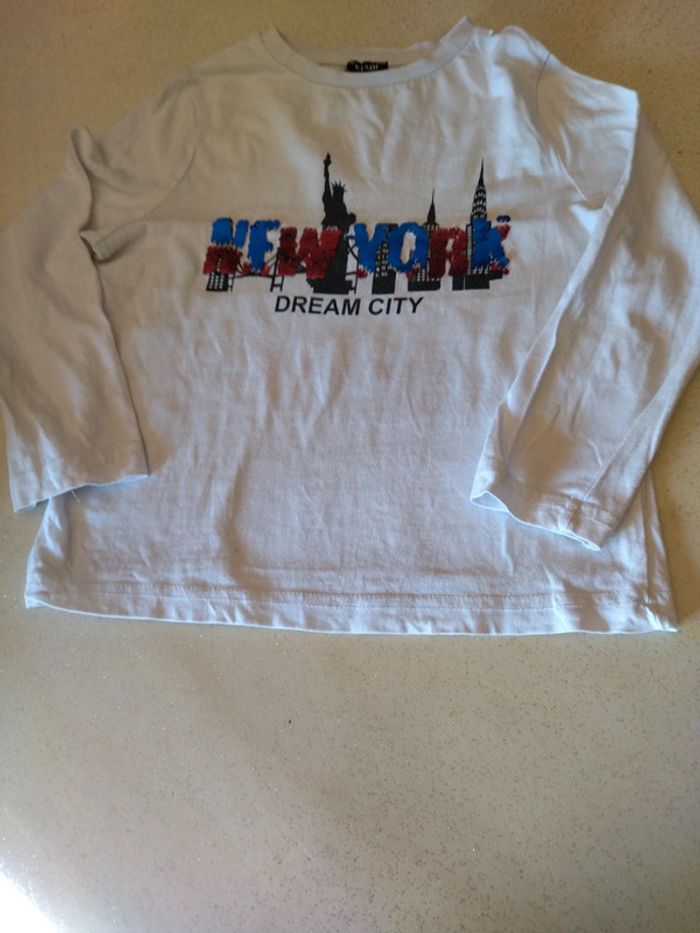 Tee shirt manches longues 4 ans