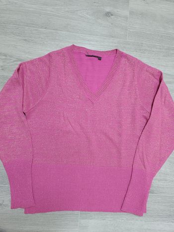 Pull rose pailleté 42/44