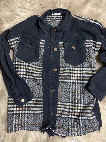 Chemise noir toile jean