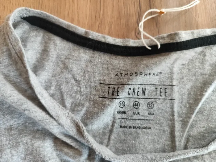 T-shirt Atmosphere Gris, Taille 44 - Message Inspirant ! - photo numéro 5