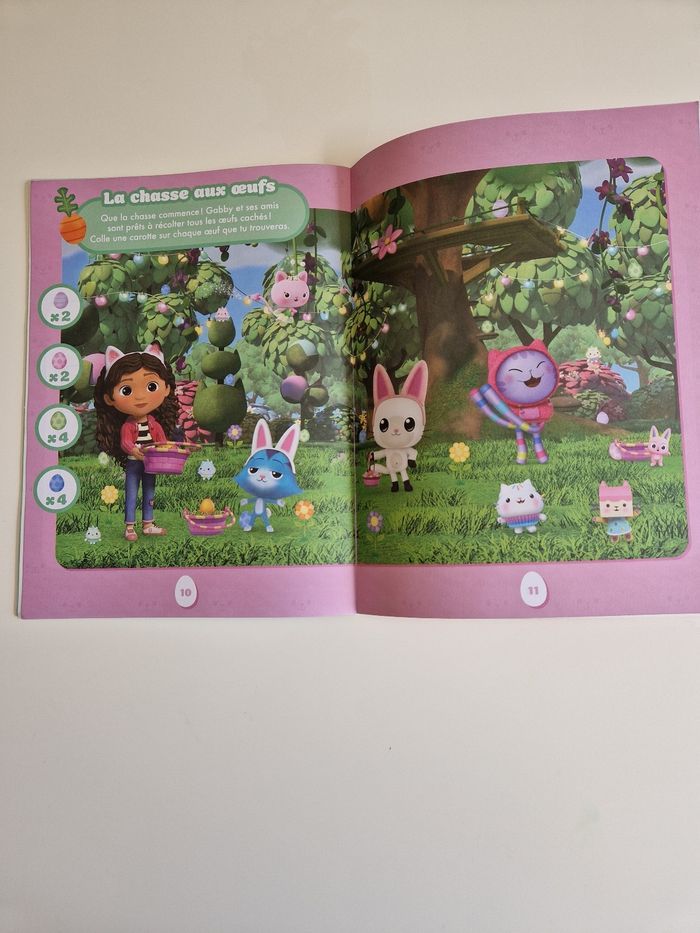 Livre activités Gaby et la maison magique joyeuses paques - photo numéro 2