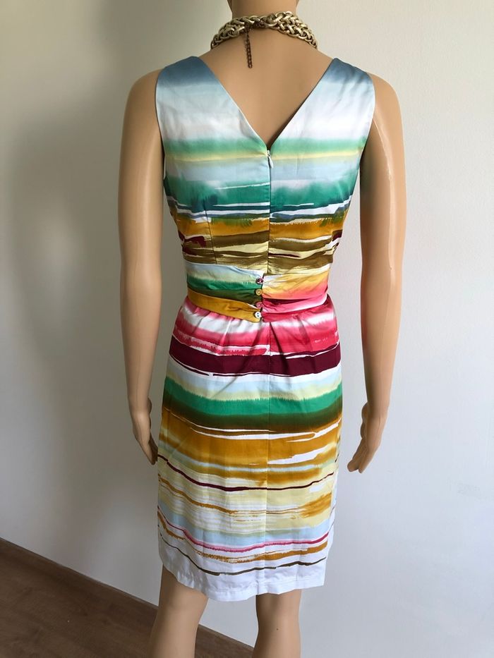Robe multicolore neuve sans manches Tintoretto taille 36 (valeur 60€) - photo numéro 5