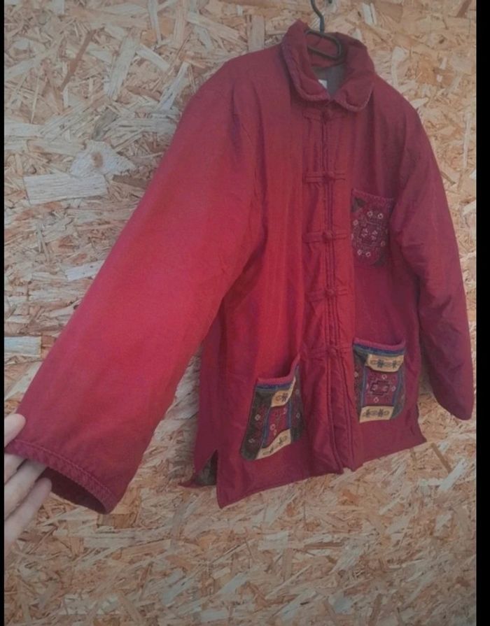 Manteau René Derhy Paris manteau vintage matelassée motif poches mi saison taille oversize 🌹 - photo numéro 6