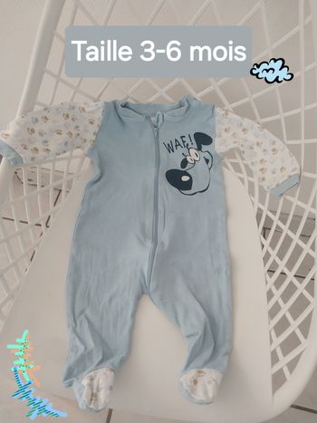 Pyjama léger bébé Pretty Baby – 3/6 mois