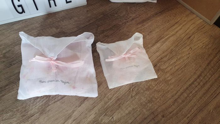 Lot chaussons et moufles rose à fleurs - photo numéro 6