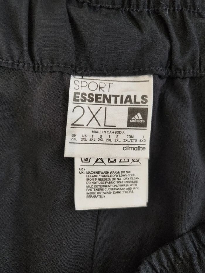 Adidas jogging climalite noir 2XL - photo numéro 2