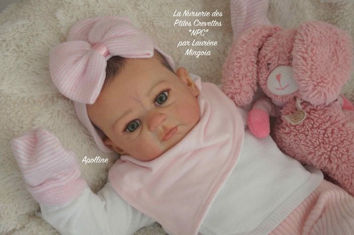 Apolline poupée bébé Reborn authentique - photo numéro 1