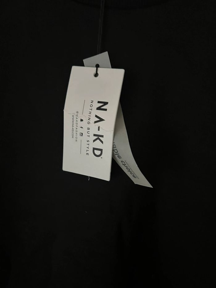 Sweat, noir, NA-KD - photo numéro 8