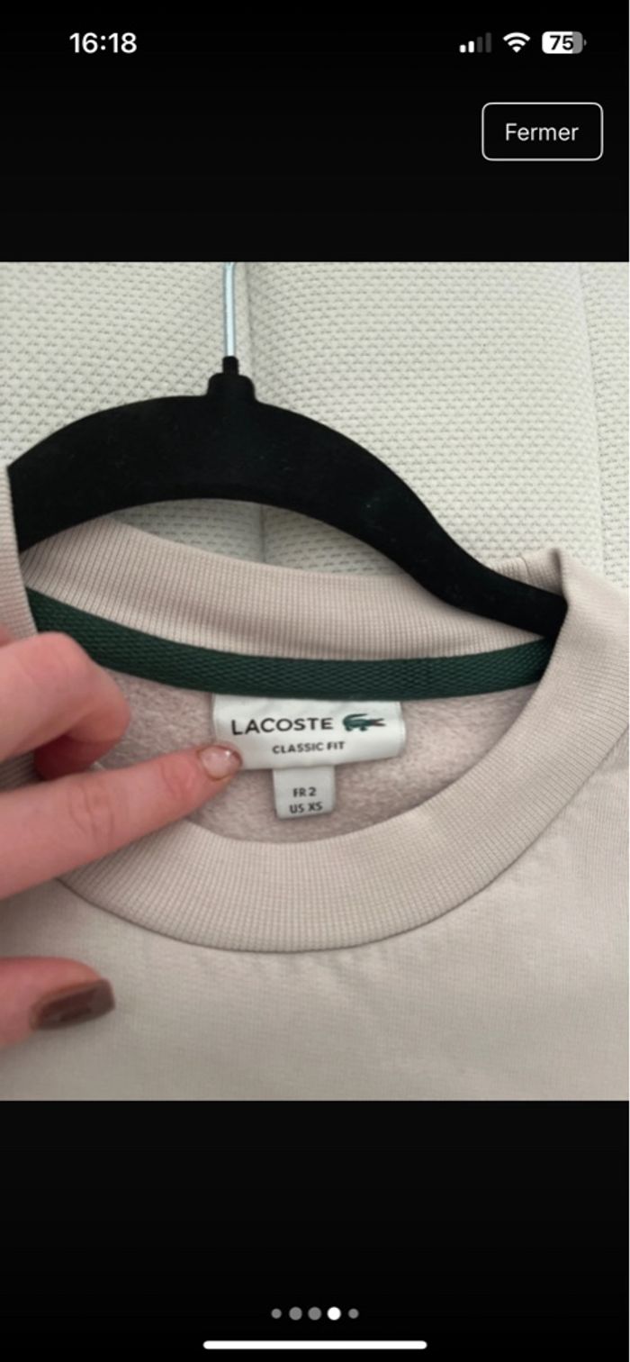 Pull Lacoste homme - photo numéro 4