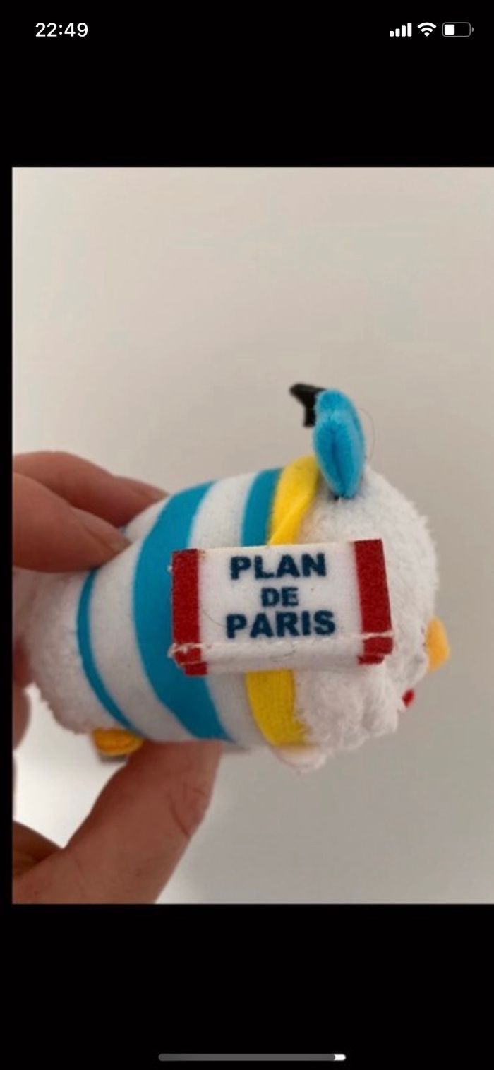 Petite peluche Donald Disneyland Paris neuve - photo numéro 2