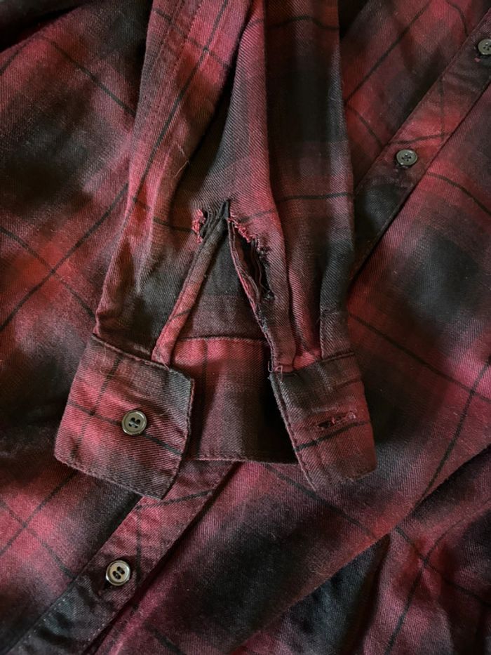 Lot chemises à carreaux vintage femme - photo numéro 9