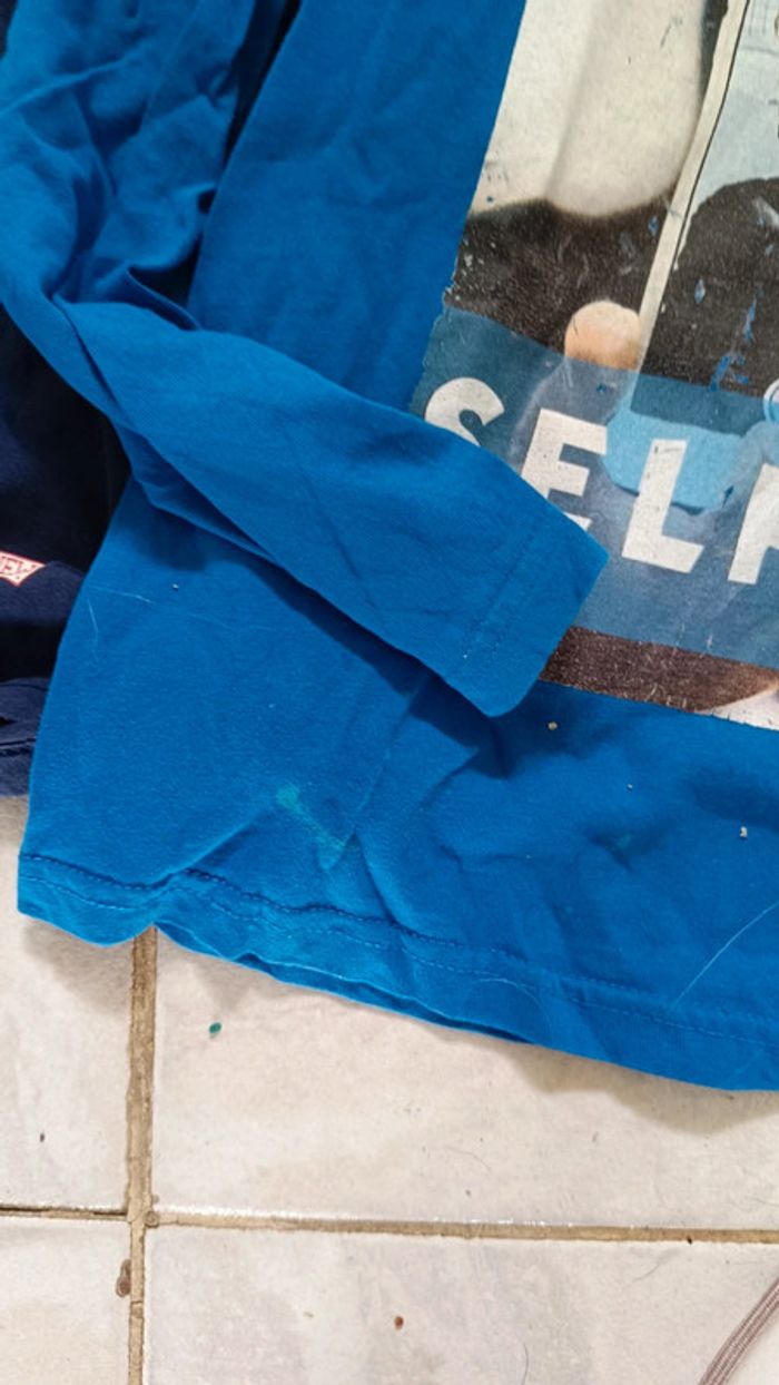 Lot 2 tee-shirt ML 10 ans - photo numéro 3