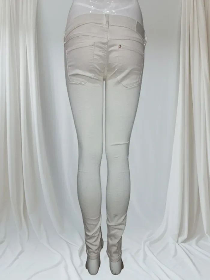 Jeans Super skinny blanc, H&M, taille basse