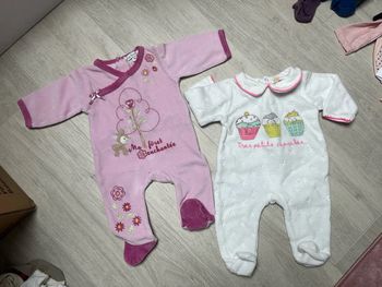 Pyjama velours 1 mois