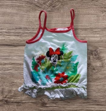 Top à bretelles Minnie "Tropical"