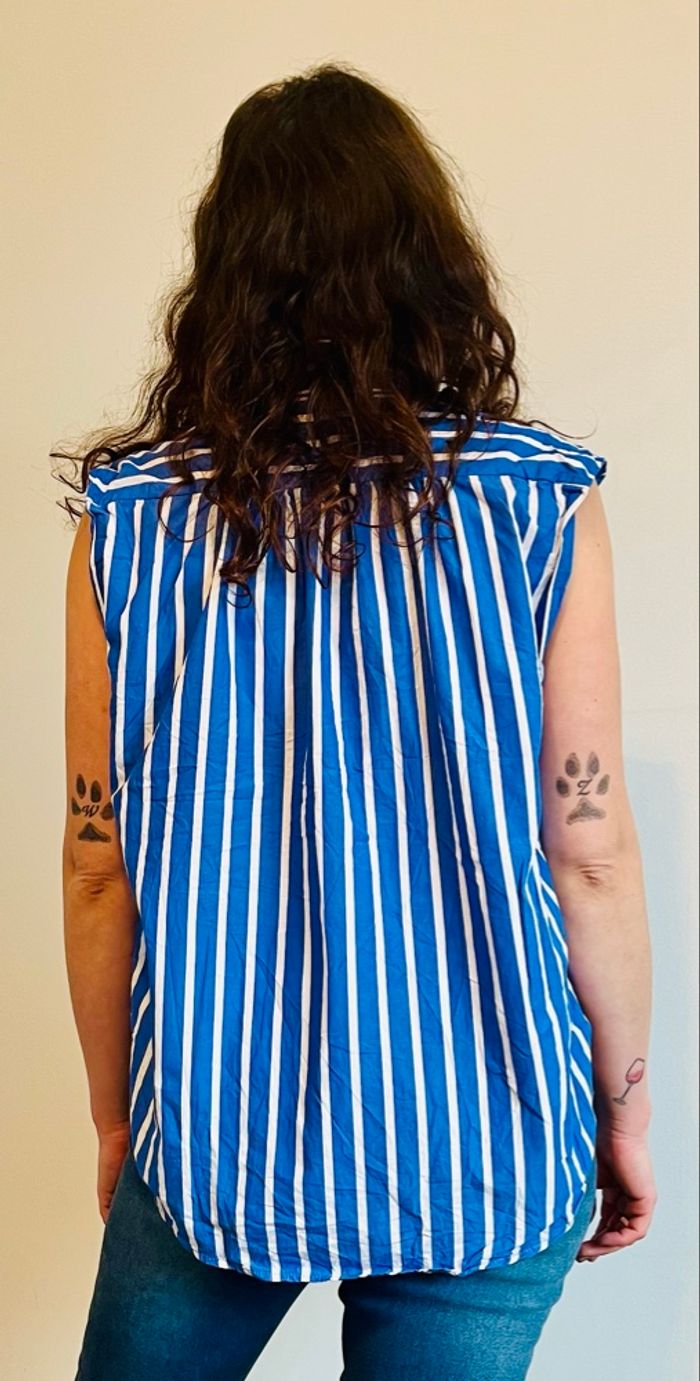 Chemise sans manches MNG Mango - Taille XS/34 - Très bon état - photo numéro 2