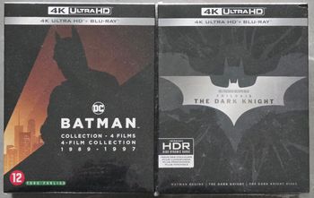Coffret Batman + Dark Man La Trilogie Blu-Ray 4k (7 Films) neuf sous Blister 