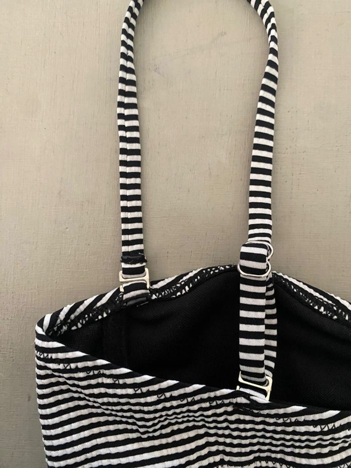 Maillot de bain Anya Beach 2 pièce taille 40 blanc et noir - photo numéro 15