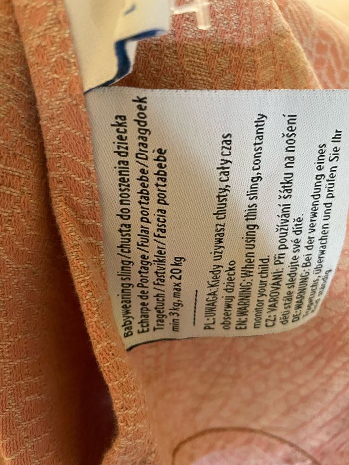Écharpes et sling tissu bio