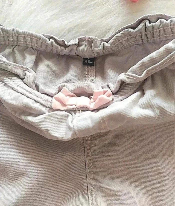 Pantalon jean fin gris bébé fille 86 cm = 18 mois - photo numéro 2