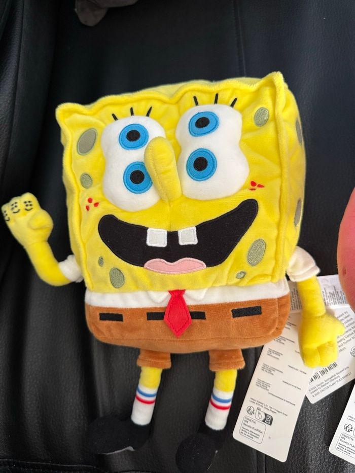 2 peluches bob l’éponge et cactus - photo numéro 3