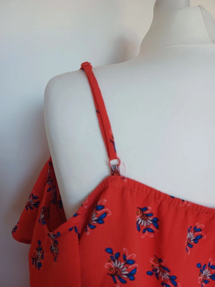 Combinaison short rouge à motifs - Idéal pour l'été ! - photo numéro 6