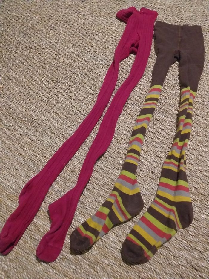 2 collants 9 - 10 ans