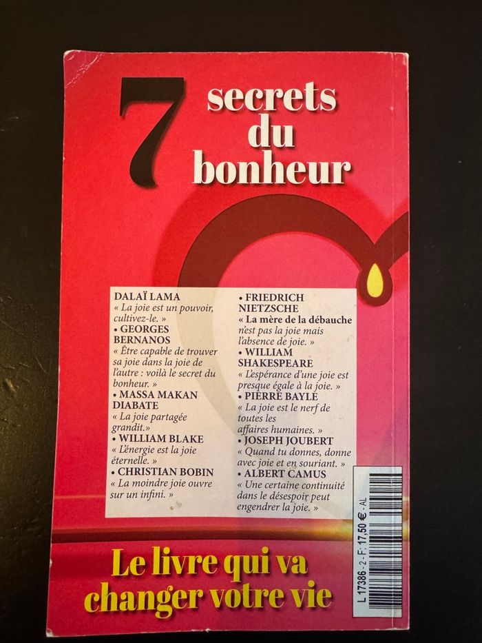 Livre secrets du bonheur - photo numéro 2