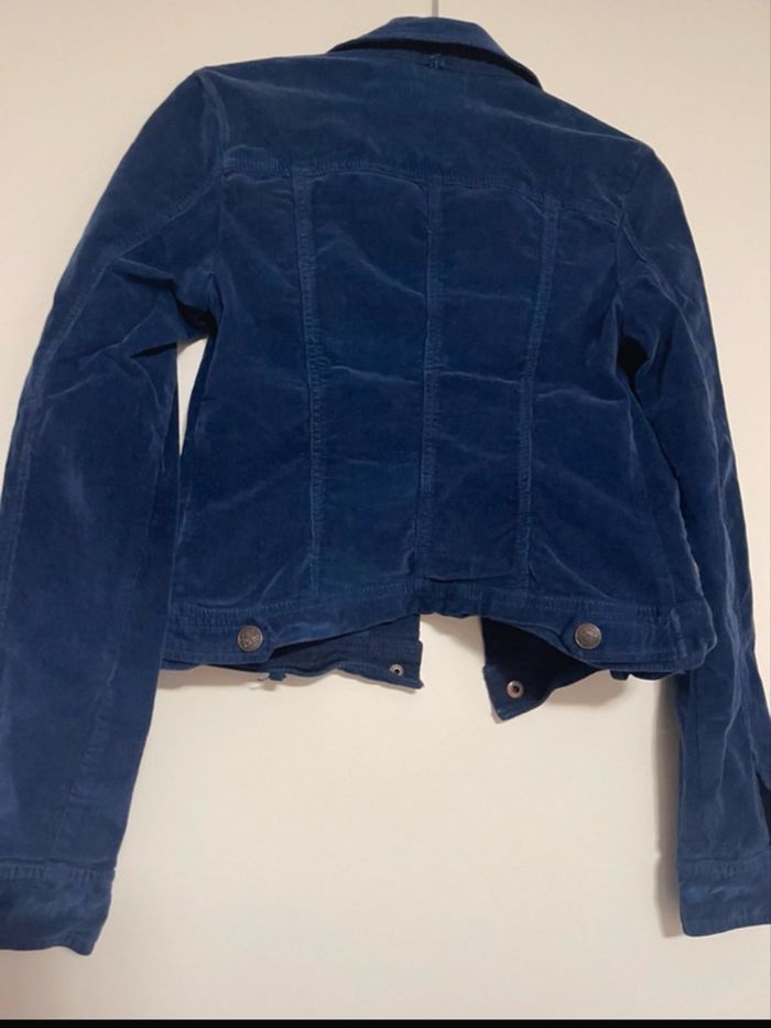 Blouson femme stradivarius taille S , bleu marine , 100% coton - photo numéro 3