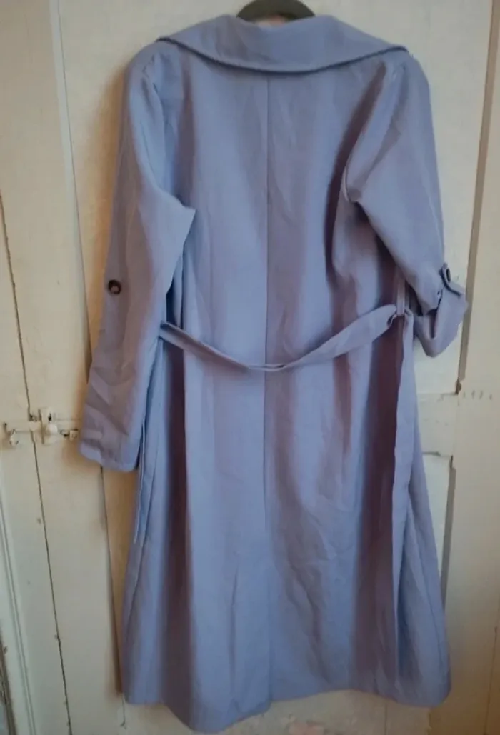 Trench lilas bonito taille L - photo numéro 5