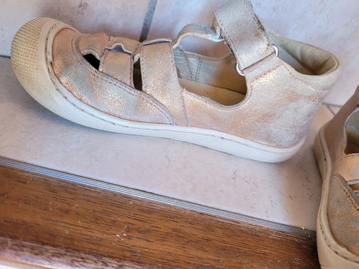 Naturino wad 28 cuir rose/doré - photo numéro 4