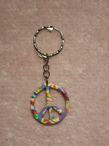 đ Porte-clĂ©s Peace & Love