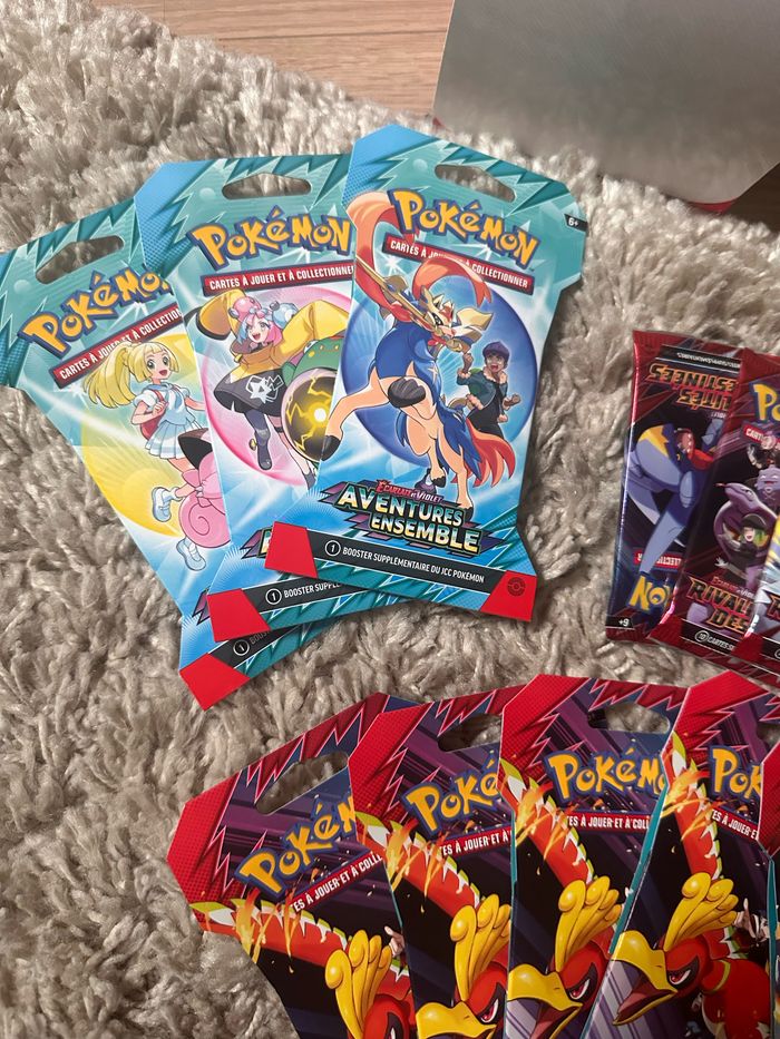 Gros lot de 11 boosters Pokémon français - photo numéro 3