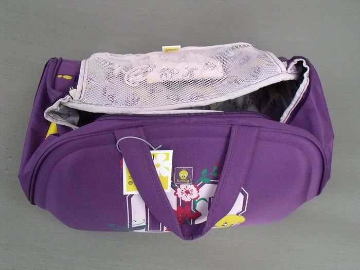 lot sac de voyage valise Titi Tweety Neuve Rose Mauve Fille - photo numéro 3