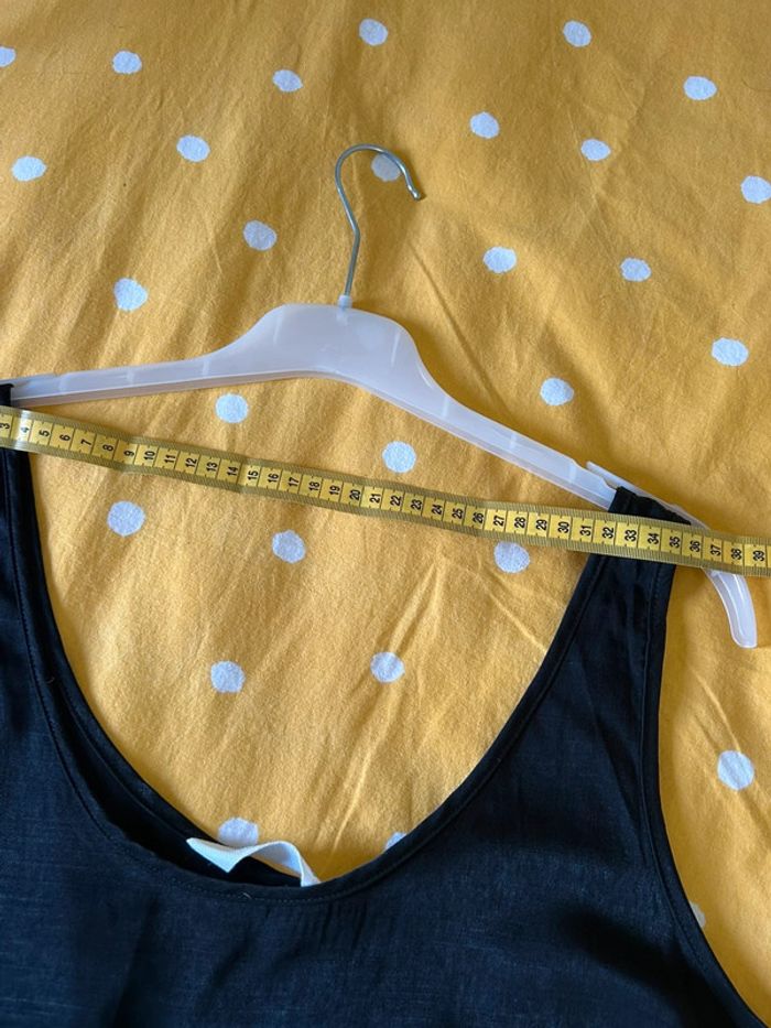 Débardeur en satin haut noir taille 44 femme - photo numéro 7