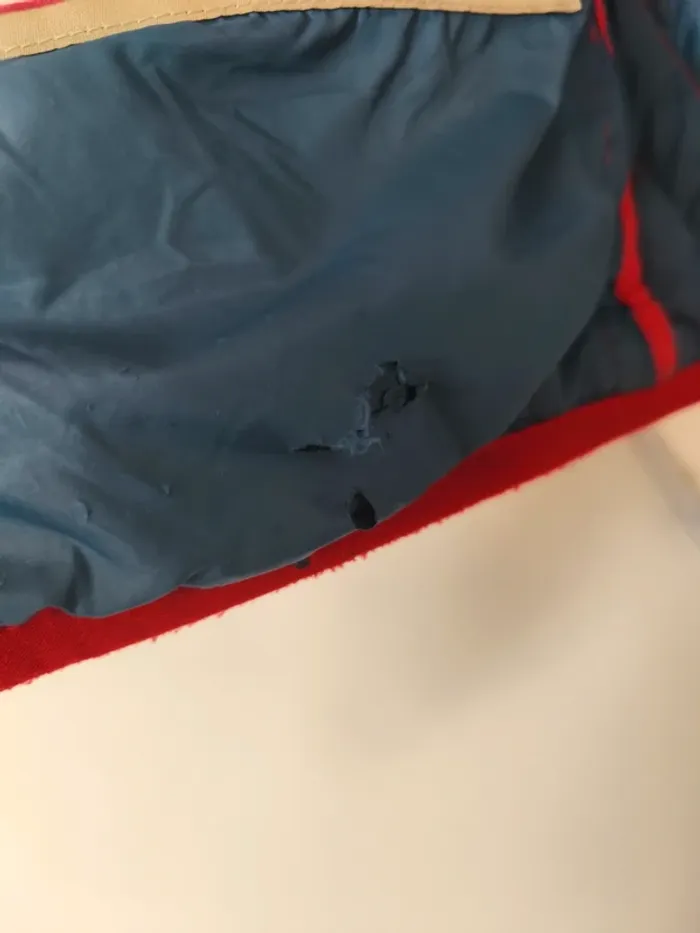 Doudoune légère rouge Serge Blanco – Homme (taille approx. L/XL) - photo numéro 5