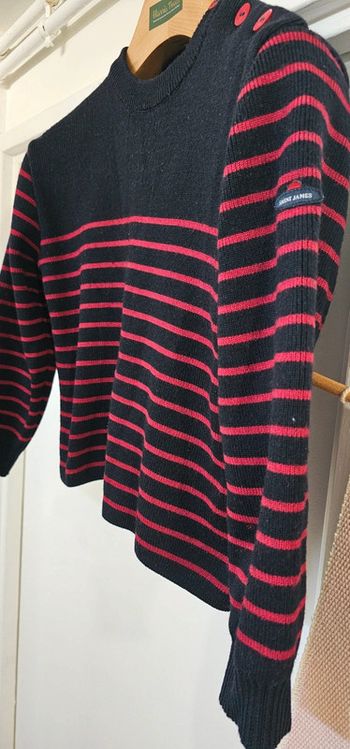 Pull Marinière laine Saint James 10 ans