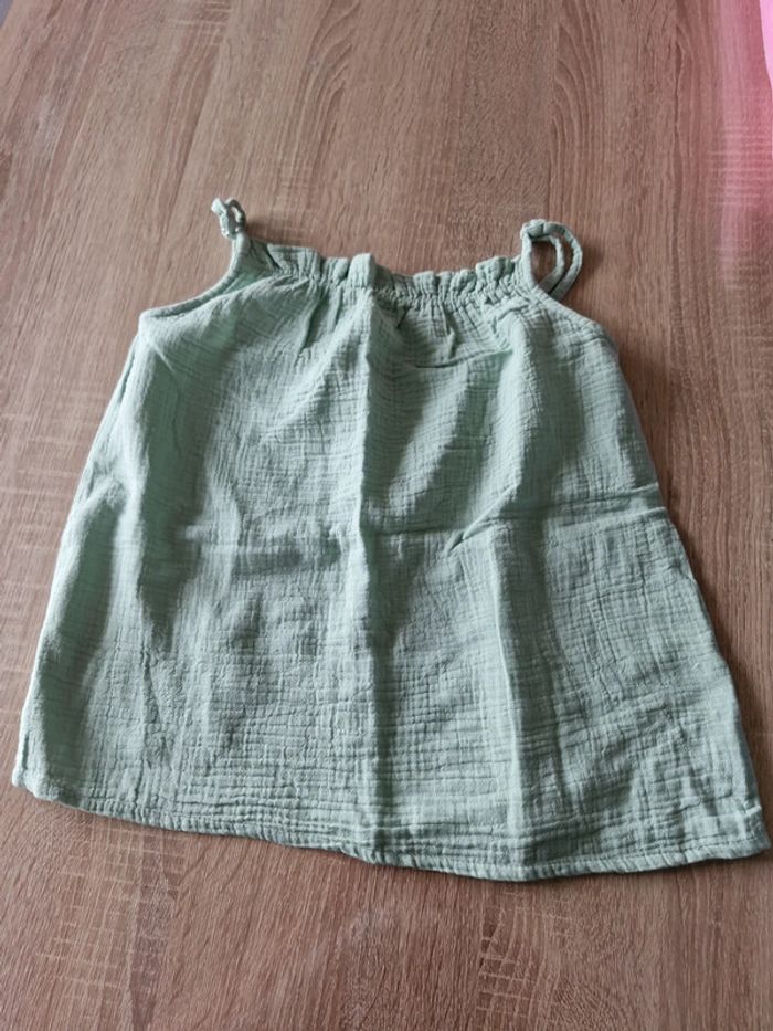 Débardeur vert d'eau