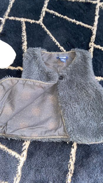 Boléro gris foncé avec dorure