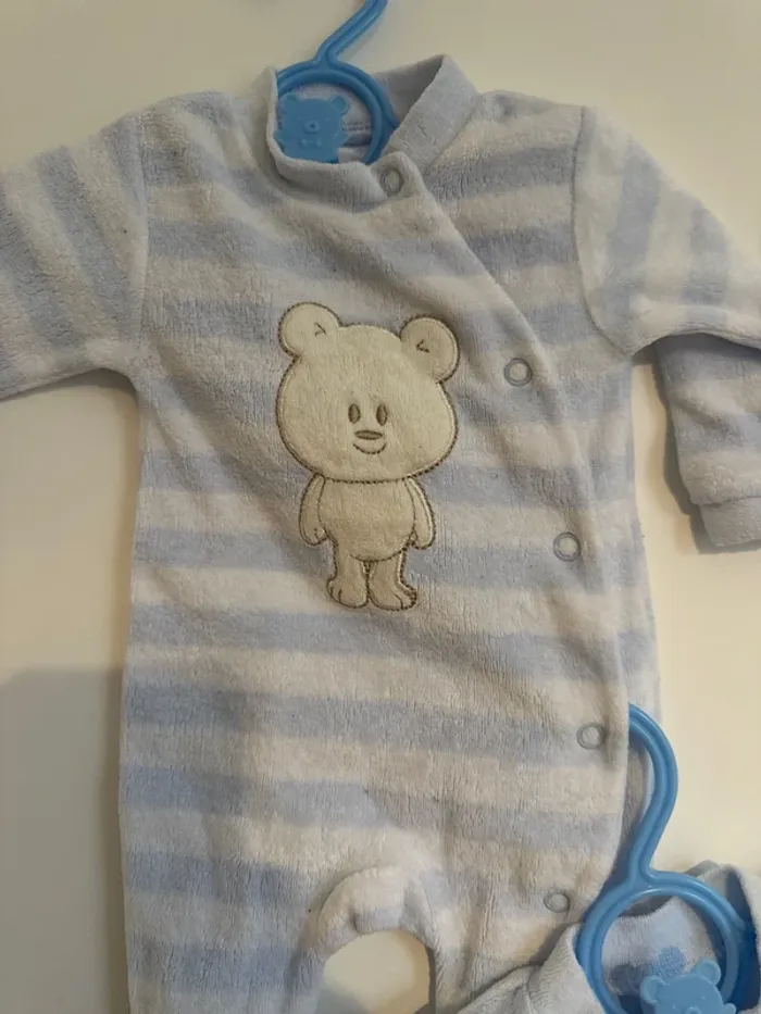Lot de deux pyjamas pour jumeaux ou pas prématuré - photo numéro 3