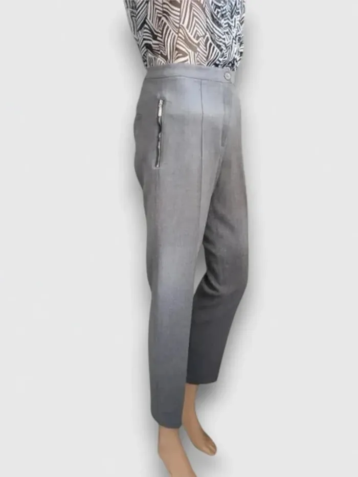 Superbe ensemble blazer pantalon Manigance ,coupe fuselée ,taille haute ,extensible - photo numéro 5