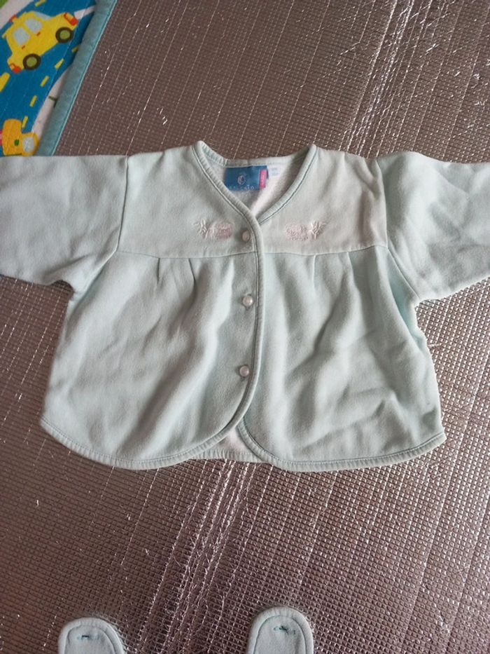 Ens salopette + gilet 1An coton Kiabi - photo numéro 6