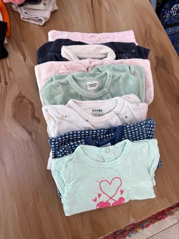 Lot de 7 pyjamas 3 mois