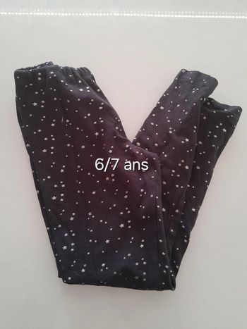Pantalon noir fille 6/7a
