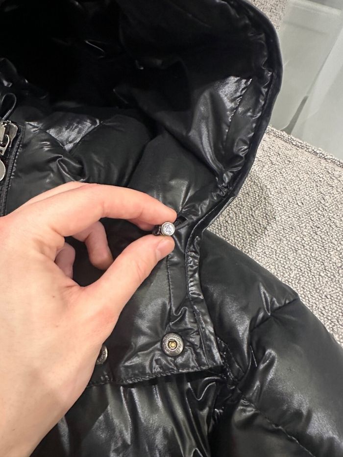Authentique doudoune matelassée homme MONCLER Maya RARE noire taille 3 ~M - photo numéro 6