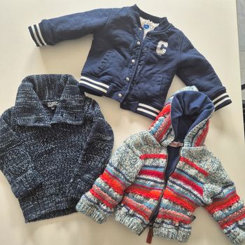 Pull et vestes (très) chaudes 2 ans