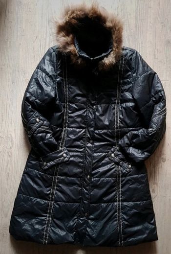 Doudoune longue Piment rouge