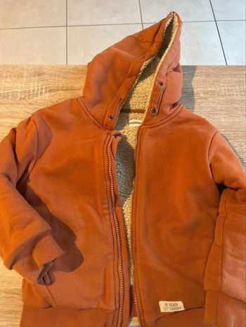 Veste à capuche doublée