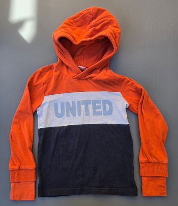 Pull sweat à capuche 6 ans garçon tape à l'oeil 