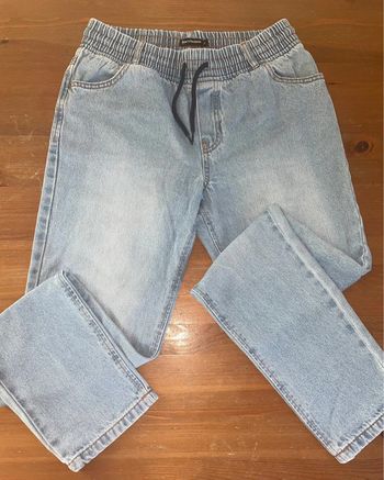 Jean bleu ciel élastique taille 14 ans